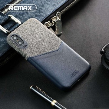 Remax RM-1650 iPhone X XS (5,8") kék bankkártya tartós hátlap...