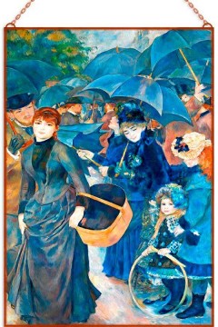 Renoir-The Umbrellas üvegkép