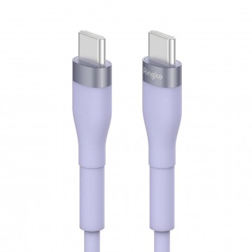 Ringke kábel USB-C - USB-C 480Mb/s 60W 2m lila (CB60181RS)