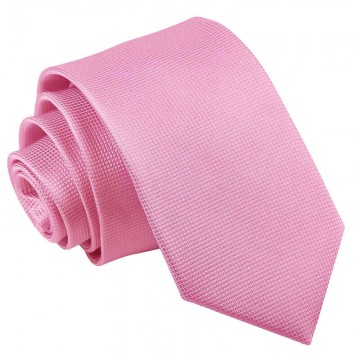 Rózsaszín, anyagában mintás nyakkendő