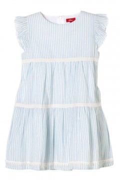 s. Oliver kék, csíkos, csillogó lány nyári ruha – 104