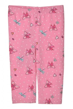 s. Oliver rózsaszín, pillangós lány leggings – 104