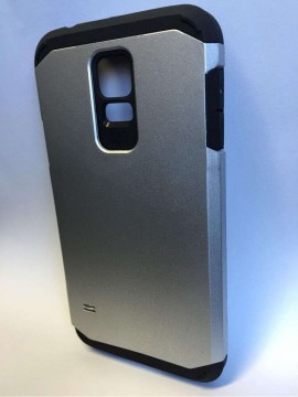 Samsung G900F Galaxy S5 Ezüst Armor Kemény Hátlap Tok