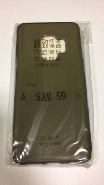 Samsung G960 Galaxy S9 ultra vékony 0,3mm fekete szilikon tok