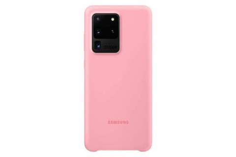 Samsung Galaxy S20 Ultra szilikon védőtok, Pink