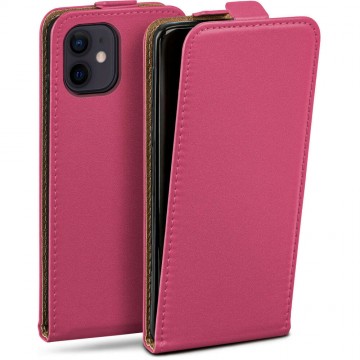 Samsung Galaxy S7 fliptok, telefon tok, szilikon keretes, pink