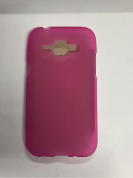 Samsung J100 Galaxy J1 pink matt szilikon tok