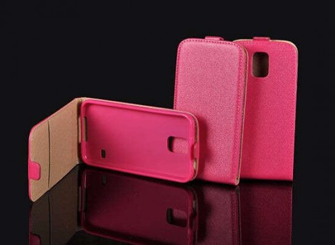 Samsung J100 Galaxy J1 pink rózsaszín szilikon keretes vékony flip...