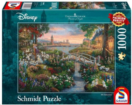 Schmidt Disney, 101 Dalmata, 1000 db-os puzzle (59489, 18743-183)