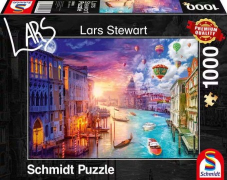 Schmidt Venedig, Night and Day 1000db-os puzzle (59906)