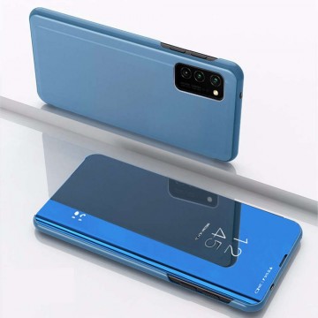 Smart Clear View Samsung A515 Galaxy A51 kék okos könyvtok