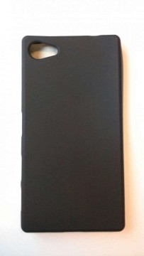 Sony Xperia Z5 Compact E5823 fekete matt szilikon tok