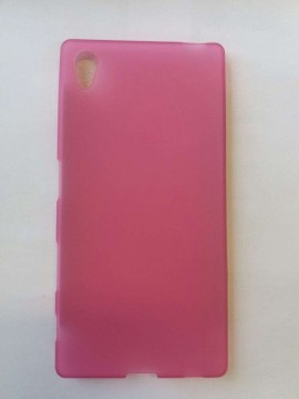 Sony Xperia Z5 E6653 pink rózsaszín matt szilikon tok