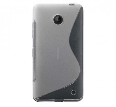 Szilikon telefonvédő (S-line) ÁTLÁTSZÓ Nokia Lumia 630, Nokia...