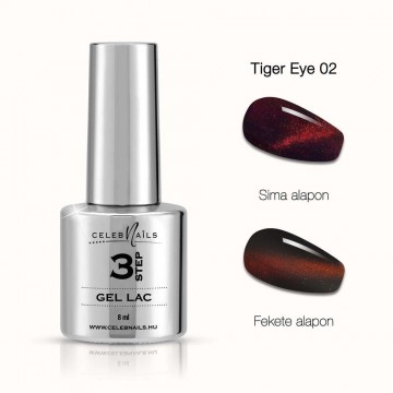 Tiger-Eye effekt Uv/Led Gél Lakk. Diamond Red No.2 (8ml)