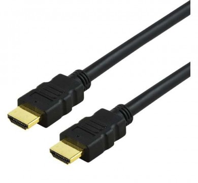 TV / HDMI adapter kábel (HDMI dugó - HDMI dugó, 150 cm) FEKETE