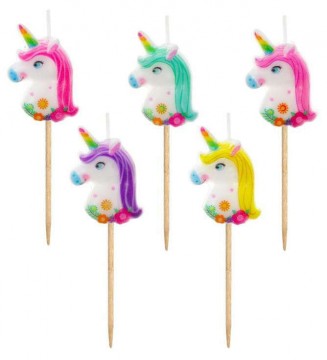 Unicorn Multicolour, Unikornis tortagyertya szett 6 db-os