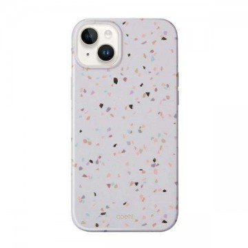 UNIQ etui Coehl Terrazzo iPhone 14 6,1" homokkő színű