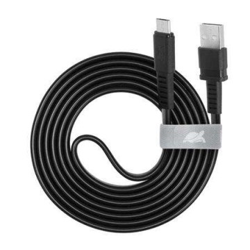 USB kábel, USB-microUSB, 1,2m, RIVACASE "PS6000", fekete