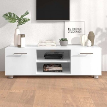 vidaXL fehér szerelt fa TV-szekrény 110 x 40 x 35 cm