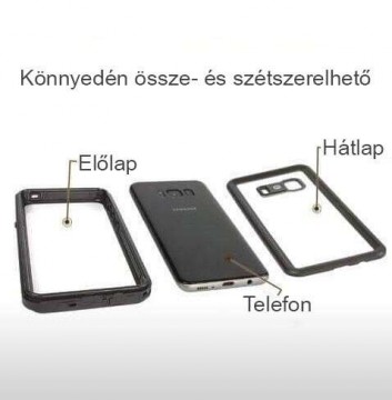 Vízálló és ütésálló tok Galaxy S8 S8+ S9 telefonokhoz -...