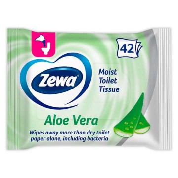 Zewa Aloe Vera nedves Toalettpapír 42db