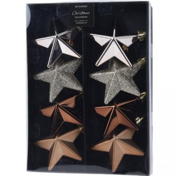 Csillagok Ribera karácsonyi dísz készlet, barna, átmérő: 6,5 cm,...