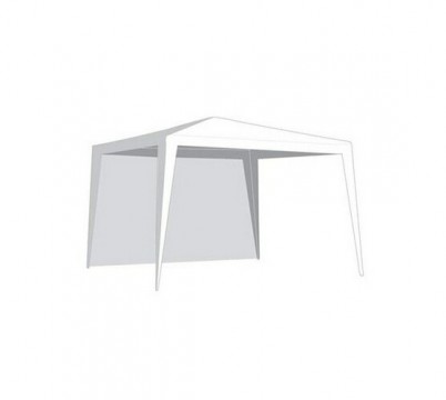 Oldalfal VETRO-PLUS sátorra, ablak nélkül 2,95 x 1,9 m fehér