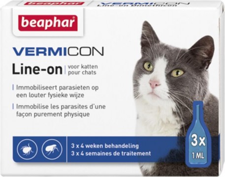 Beaphar Vermicon spot-on macskáknak 3x1 ml