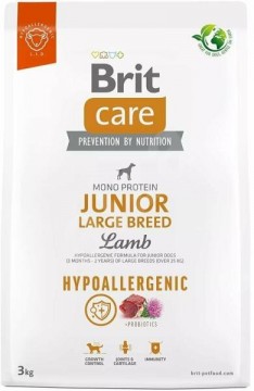 Brit Care Hypoallergenic Junior Large Breed Lamb 3 kg