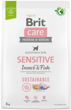 Brit Care Sustainable Sensitive insect & Fish 3 kg