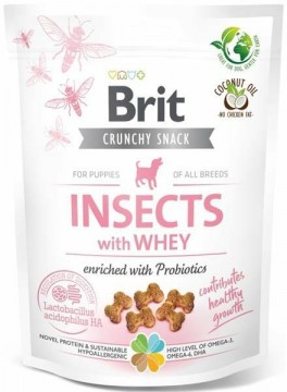 Brit Crunchy Cracker Puppy Insect rovarok tejsavóval probiotikumokkal...