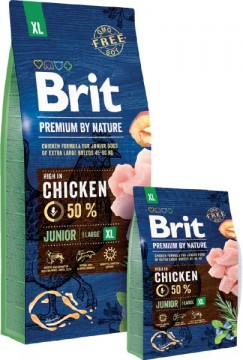 Brit Premium by Nature Junior Extra Large Chicken 3 kg