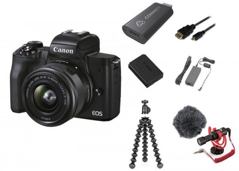 Canon EOS M50 Mark II Premium Livestream Kit (4728C037)