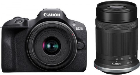 Canon EOS R100 + RF-S 18-45mm + RF-S 55-210mm (6052C023AA)