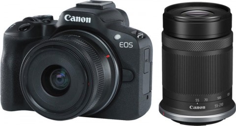 Canon EOS R50 + RF-S 18-45mm f/4.5-6.3 IS STM + RF-S 55-210mm f/5-7.1...