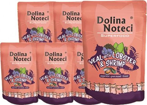 Dolina Noteci Superfood veal with lobster & shrimp 10x85 g