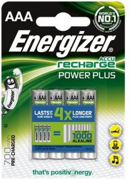 Energizer AAA Power Plus 700mAh (4) EA639483