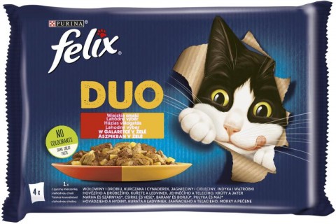 FELIX Duo Homemade Selection in aspic 4x85 g
