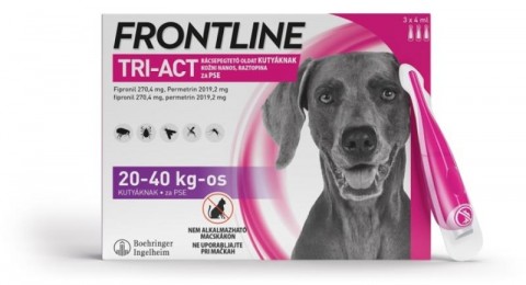 Frontline Tri-Act Spot On L 20-40 kg 3x4 ml