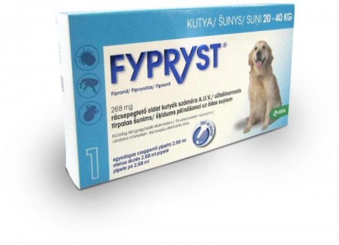 FYPRYST Spot On L 20-40 kg-os kutyáknak 3x2,68 ml