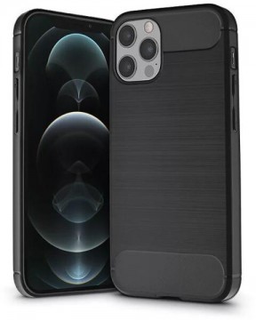 Haffner Apple iPhone 12 Pro Max silicone cover black (PT-5837)