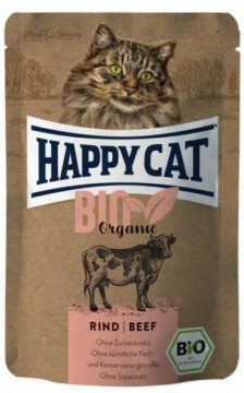 Happy Cat Bio Organic beef 12x85 g