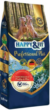 Happy&Fit Professional Plus Performance Poultry & Rice 18 kg