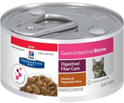 Hill's PD Feline GI Biome Digestive/Fiber Care chicken &...