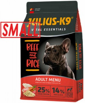 Julius-K9 Adult Vital Essentials Small Beef&Rice 3 kg