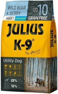 Julius-K9 GF Hypoallergenic Utility Dog Adult Wild Boar & Berry 0, 34...