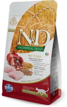 N&D Ancestrial Grain Neutered chicken 1,5 kg