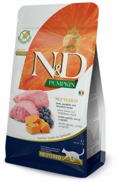 N&D Pumpkin Neutered lamb 1,5 kg