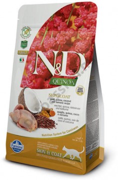 N&D Quinoa Skin & Coat quail 300 g